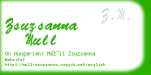 zsuzsanna mull business card